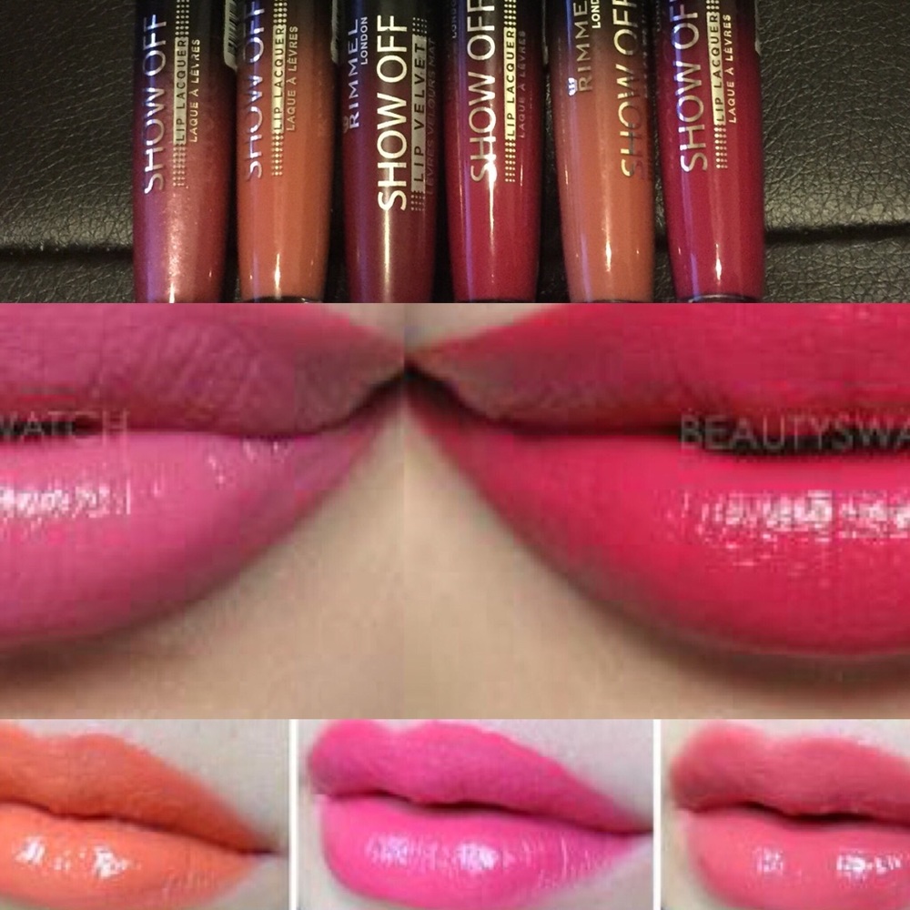 New- Rimmel lip lacquer pack- 6pcs